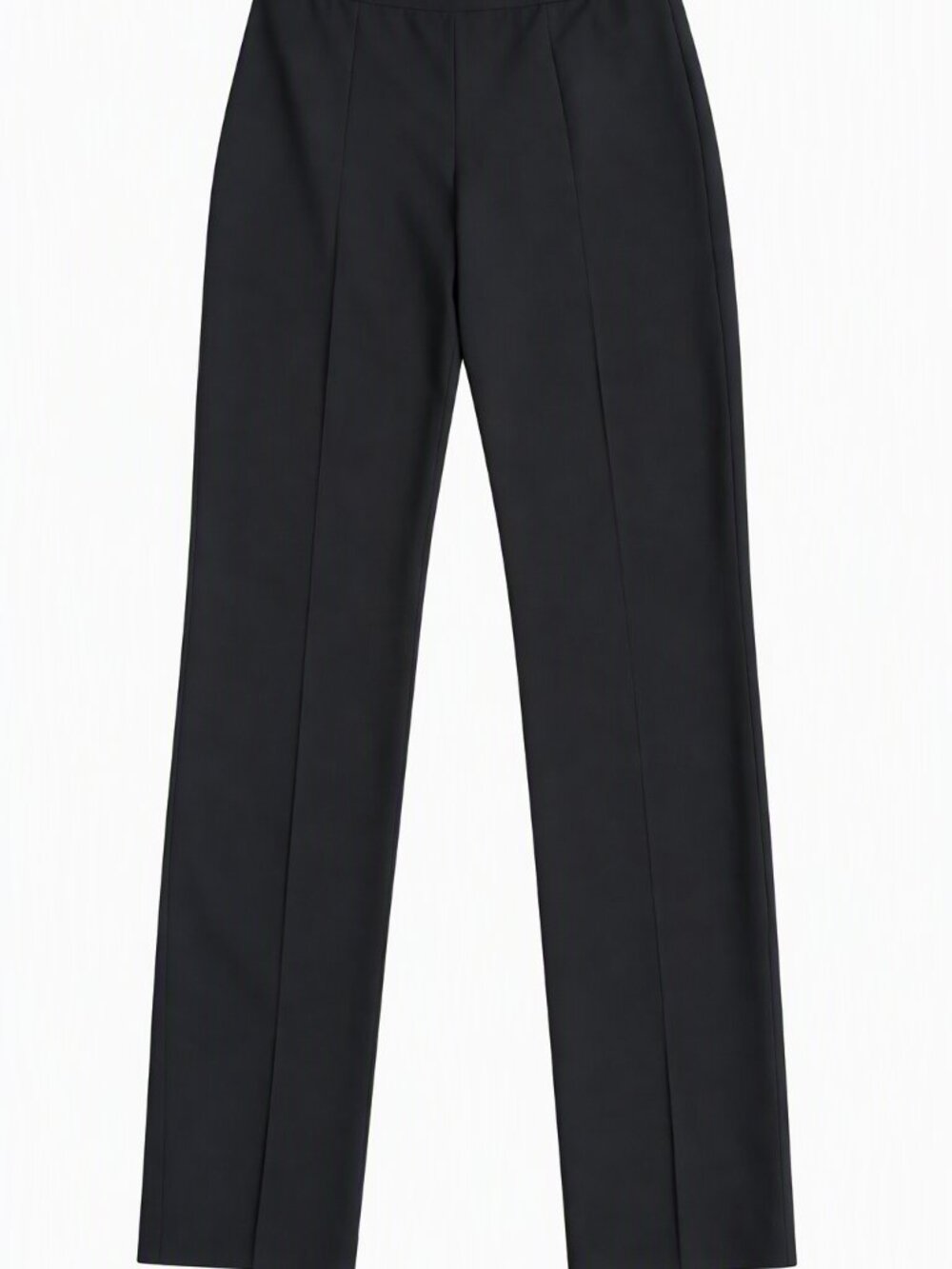 Jeff Gallano Paris Black Straight-Leg Trousers Eu Size 3 Medium Like New